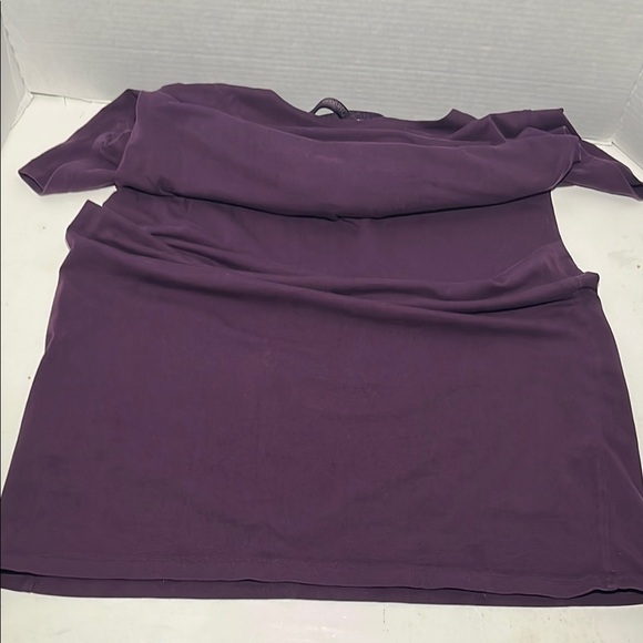 Calvin Klein Purple Lace-Up Top - Picture 11 of 11